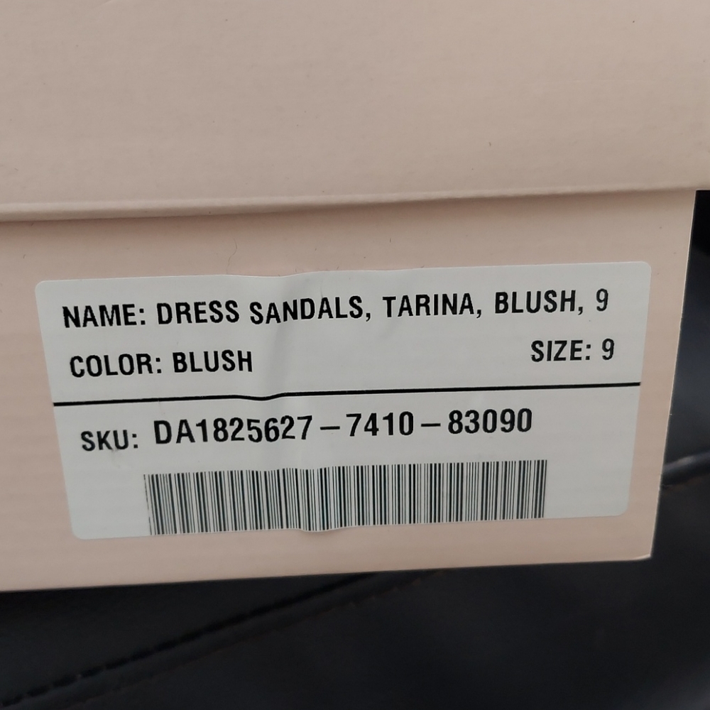 Just Fab size 9 sandals color-blush - Picture 7 of 7
